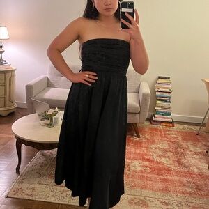 Abercrombie Black Strapless Dress